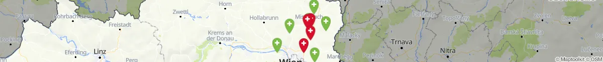 Map view for Pharmacies emergency services nearby Hochleithen (Mistelbach, Niederösterreich)